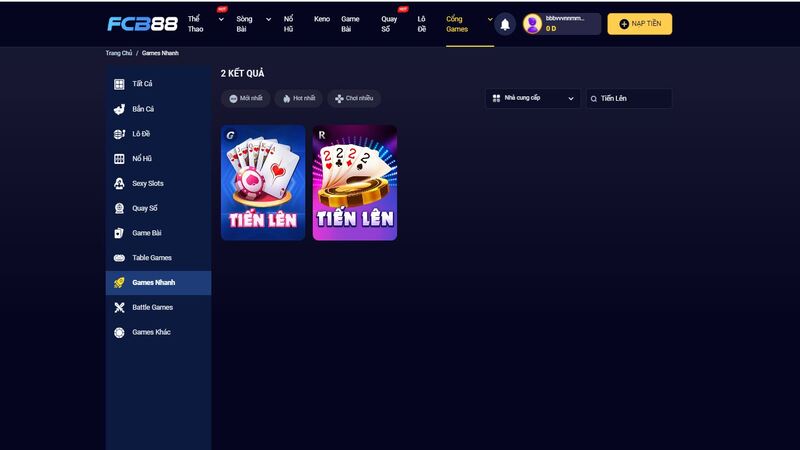 game bài tiến lên