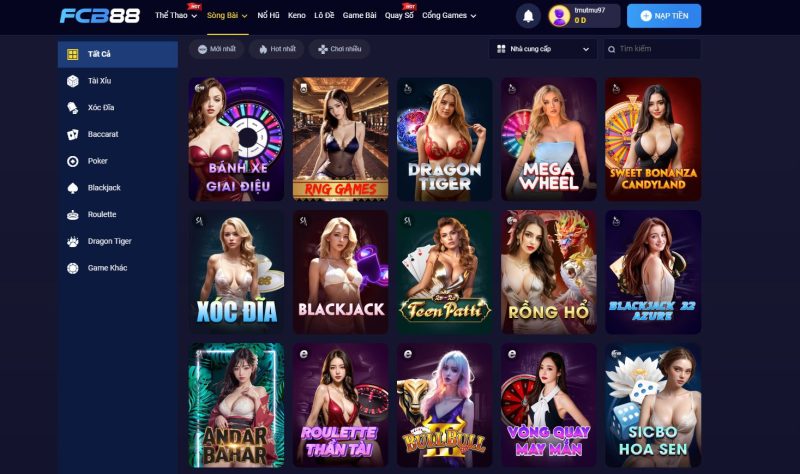 các game live casino fcb88 khác đáng để thử
